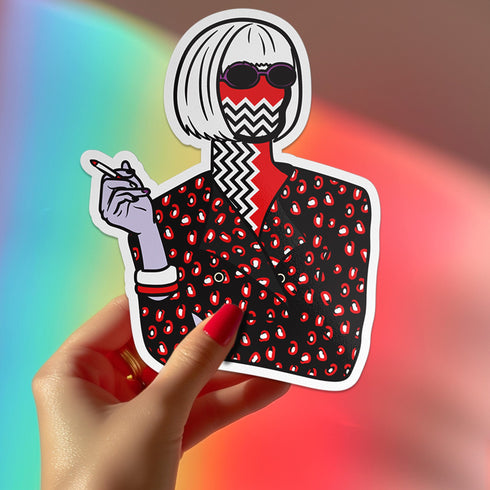 Diane Evans Twin Peaks Vinyl Sticker
